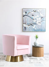 Load image into Gallery viewer, Bellagio Pink Velvet Accent Chair