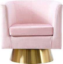 Load image into Gallery viewer, Bellagio Pink Velvet Accent Chair