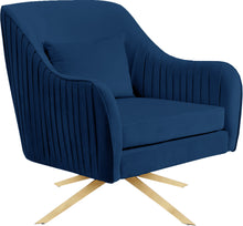 Load image into Gallery viewer, Paloma Grey Velvet Accent Chair
