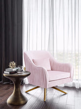 Load image into Gallery viewer, Paloma Grey Velvet Accent Chair