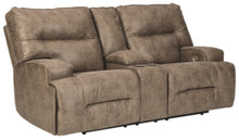 Load image into Gallery viewer, Hazenburg Power Reclining Loveseat with Console