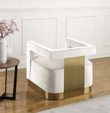 Load image into Gallery viewer, Armani Black Velvet Accent Chair