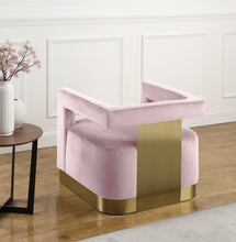 Load image into Gallery viewer, Armani Black Velvet Accent Chair