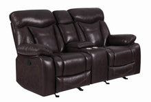 Load image into Gallery viewer, Zimmerman Casual Dark Brown Motion Loveseat
