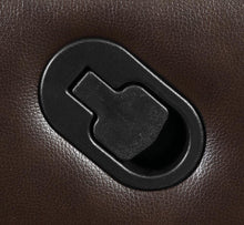Load image into Gallery viewer, MacPherson Brown Leather Reclining Loveseat
