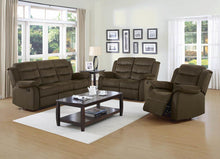 Load image into Gallery viewer, Rodman Chocolate Reclining Loveseat