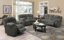 Load image into Gallery viewer, Weissman Grey Reclining Sofa