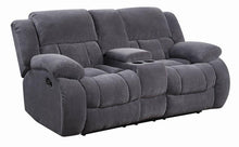 Load image into Gallery viewer, Weissman Grey Reclining Loveseat
