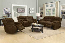 Load image into Gallery viewer, Weissman Brown Reclining Loveseat