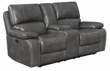 Load image into Gallery viewer, Ravenna Casual Charcoal Power^2  Loveseat