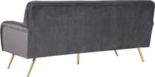 Load image into Gallery viewer, Clarissa Grey Velvet Sofa