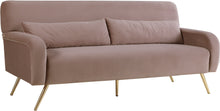 Load image into Gallery viewer, Clarissa Pink Velvet Sofa