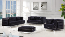 Load image into Gallery viewer, Lucas Black Velvet Chair