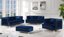 Load image into Gallery viewer, Lucas Black Velvet Chair