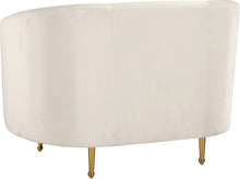Load image into Gallery viewer, Lavilla Cream Velvet Chair