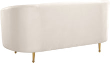 Load image into Gallery viewer, Lavilla Cream Velvet Loveseat