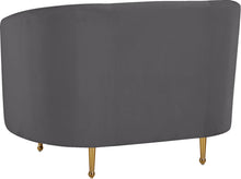 Load image into Gallery viewer, Lavilla Grey Velvet Chair
