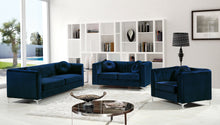 Load image into Gallery viewer, Isabelle Grey Velvet Chair