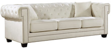 Load image into Gallery viewer, Bowery Cream Velvet Sofa