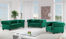 Load image into Gallery viewer, Bowery Green Velvet Chair