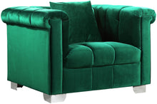 Load image into Gallery viewer, Kayla Green Velvet Chair