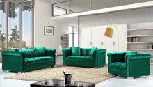 Load image into Gallery viewer, Kayla Green Velvet Chair