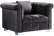 Load image into Gallery viewer, Kayla Cream Velvet Chair