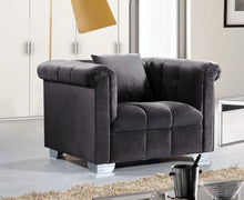 Load image into Gallery viewer, Kayla Cream Velvet Chair