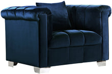 Load image into Gallery viewer, Kayla Cream Velvet Chair
