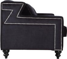 Load image into Gallery viewer, Harley Black Velvet Sofa