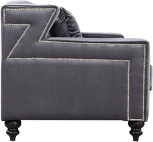 Load image into Gallery viewer, Harley Black Velvet Chair