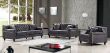 Load image into Gallery viewer, Harley Black Velvet Chair