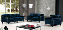 Load image into Gallery viewer, Harley Black Velvet Chair