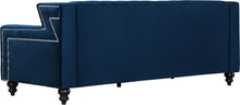Load image into Gallery viewer, Harley Black Velvet Loveseat