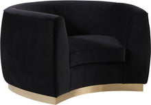 Load image into Gallery viewer, Julian Black Velvet Chair