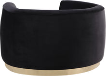 Load image into Gallery viewer, Julian Black Velvet Chair