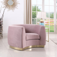 Load image into Gallery viewer, Julian Pink Velvet Chair