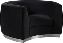 Load image into Gallery viewer, Julian Black Velvet Chair