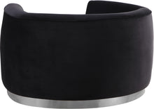 Load image into Gallery viewer, Julian Black Velvet Chair