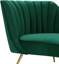 Load image into Gallery viewer, Margo Green Velvet Chaise
