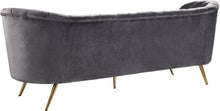 Load image into Gallery viewer, Margo Grey Velvet Sofa