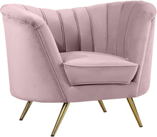 Load image into Gallery viewer, Margo Pink Velvet Chair