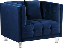 Load image into Gallery viewer, Mariel Grey Velvet Chair