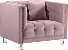 Load image into Gallery viewer, Mariel Pink Velvet Chair