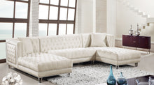 Load image into Gallery viewer, Moda Black Velvet 3pc. Sectional