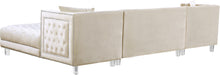 Load image into Gallery viewer, Moda Black Velvet 3pc. Sectional