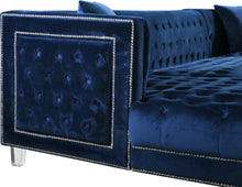 Load image into Gallery viewer, Moda Black Velvet 3pc. Sectional