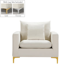 Load image into Gallery viewer, Naomi Black Velvet Chair