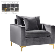Load image into Gallery viewer, Naomi Black Velvet Chair