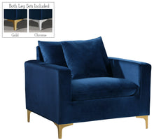 Load image into Gallery viewer, Naomi Black Velvet Chair